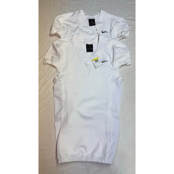 NWT Nike Practice Football Jersey White DJ570-100  Men’s Size small bundle of 2 - Picture 1 of 11